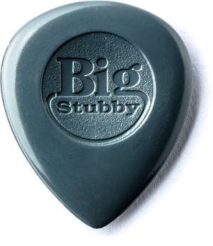Dunlop 445P300 Nylon Big Stubby Guitar Pick 3.0Mm Black - 6 Pc